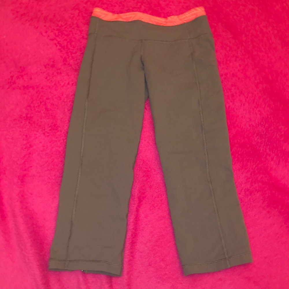 GIRLS IVIVVA CAPRI GREY PANTS SZ 10 GRAY ZIPPER